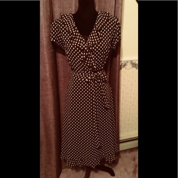 macys brown dress